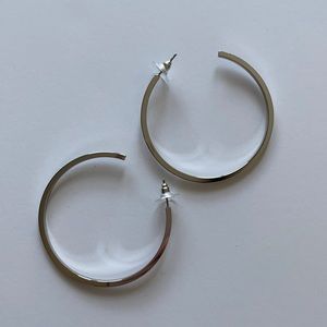 Silver Hoop Earrings